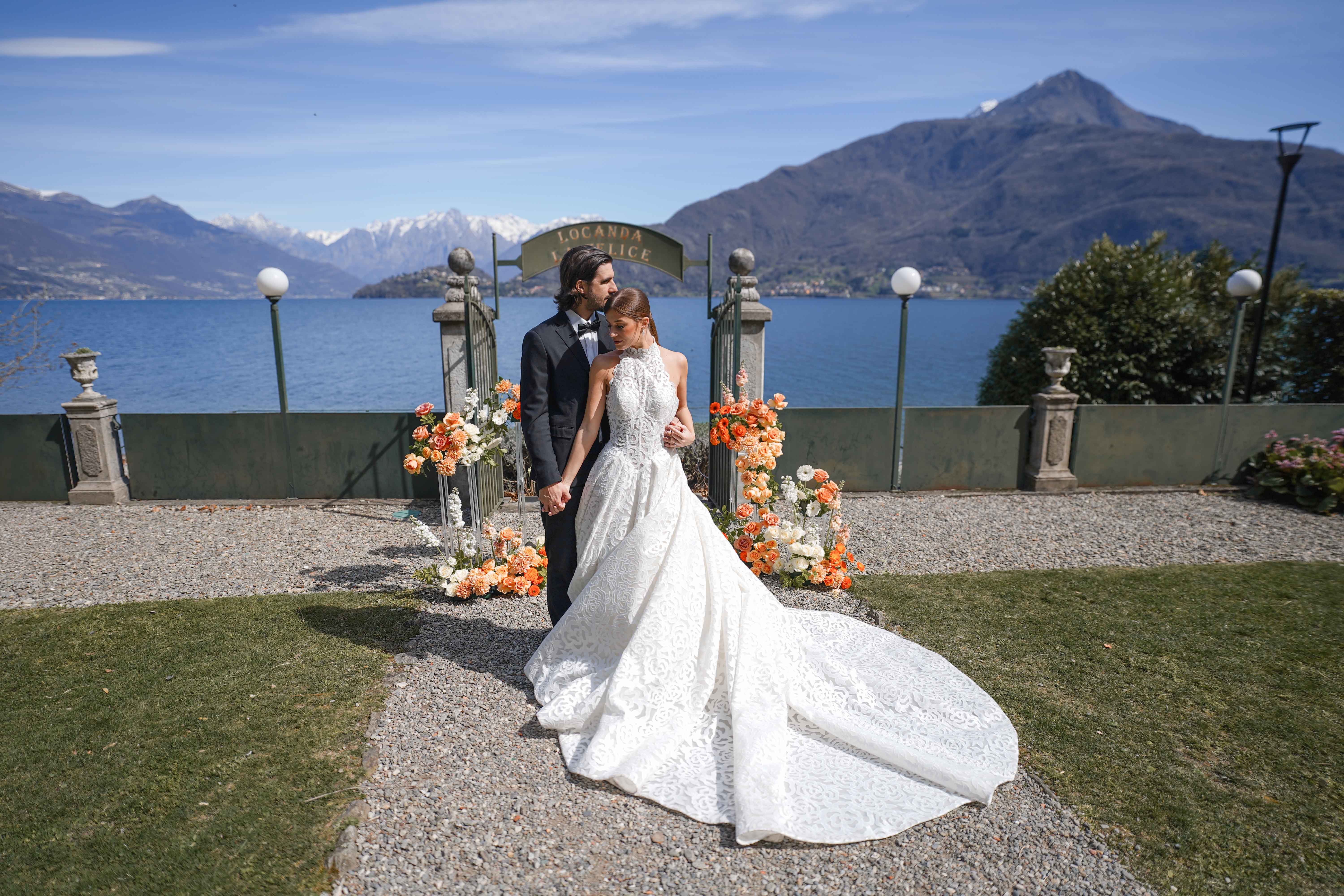 Aperol Wedding Lake Como Italy — Dave and Serena