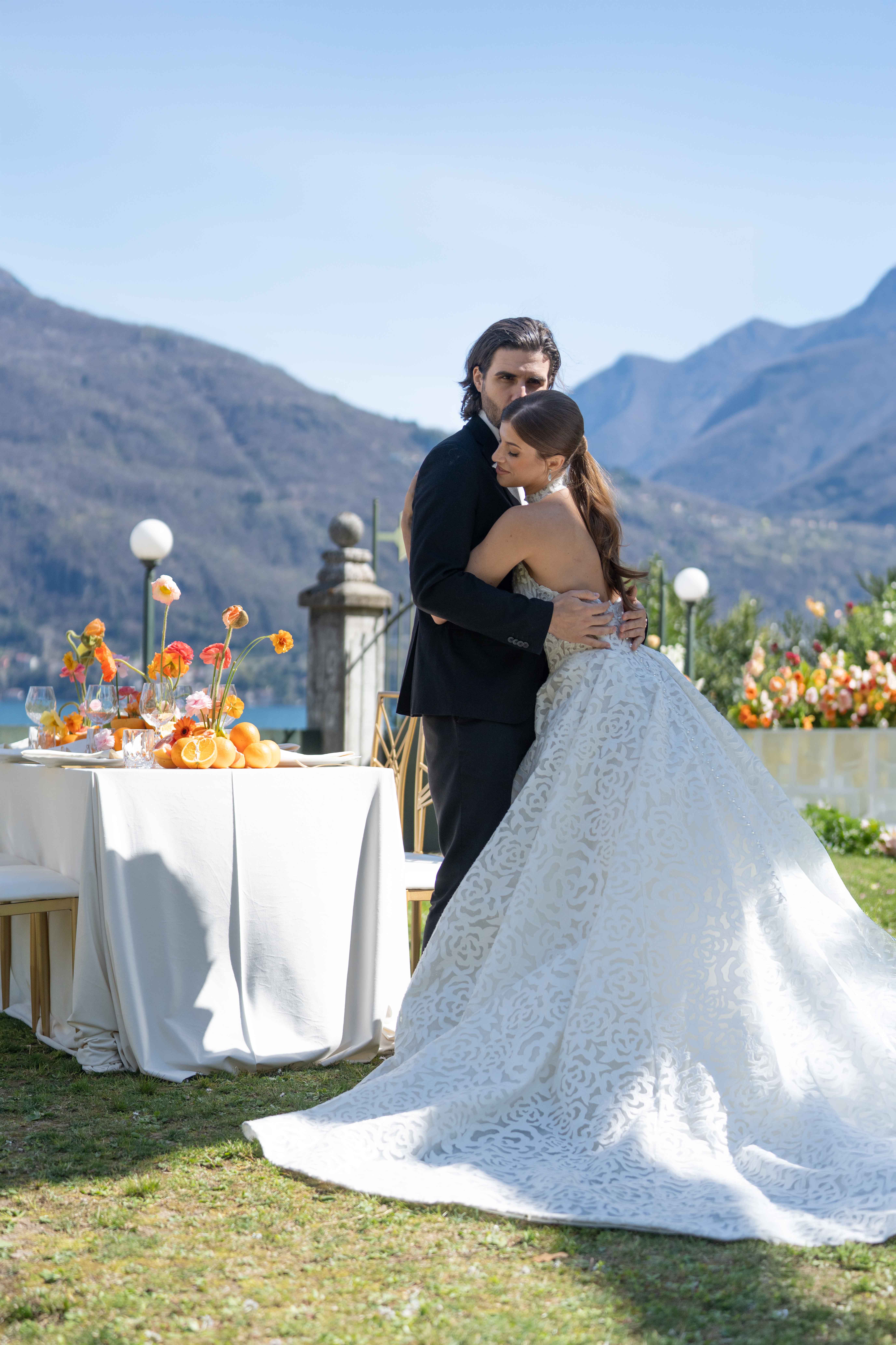 Aperol Wedding Lake Como Italy — Dave and Serena