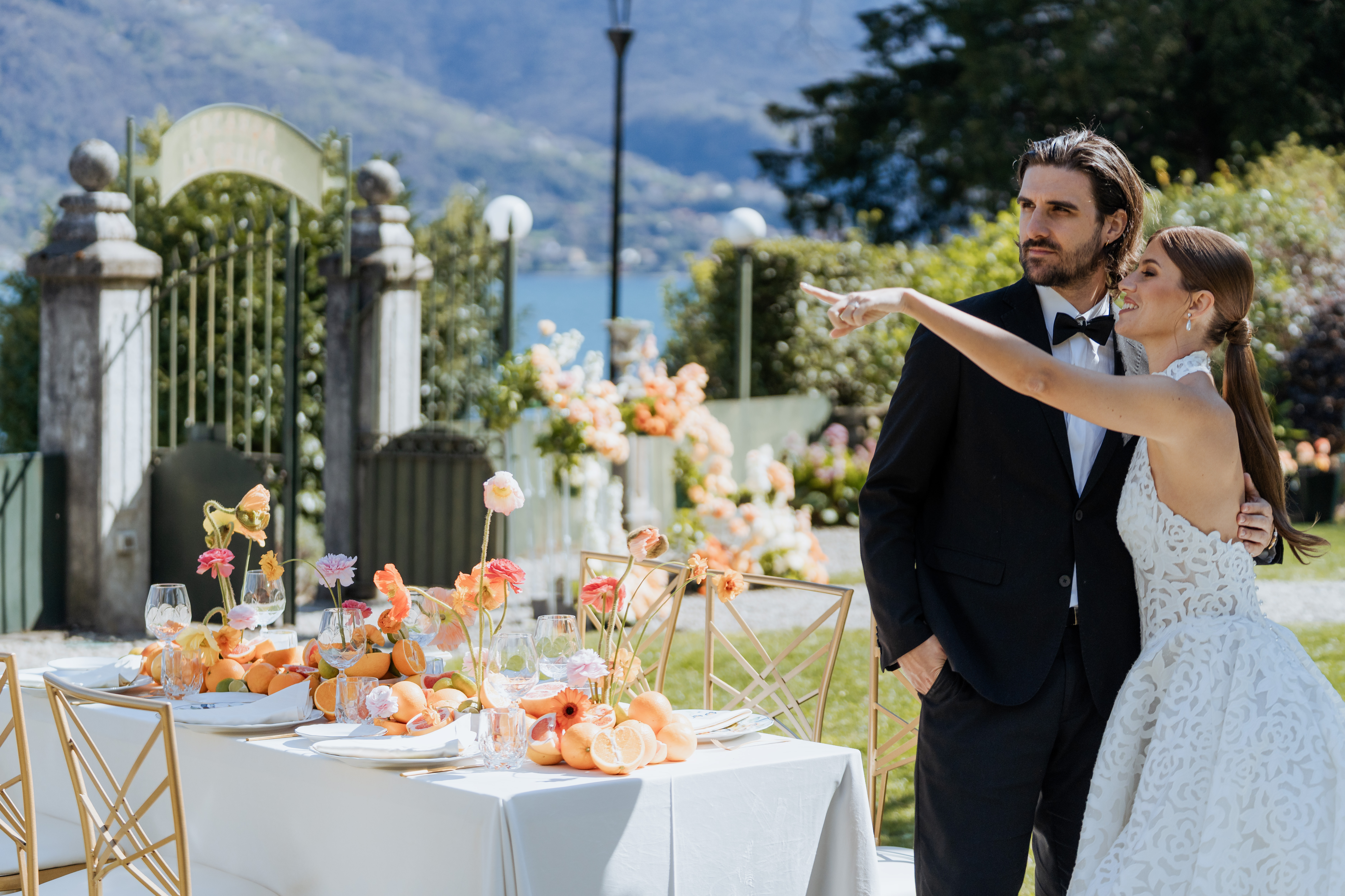 Aperol Wedding Lake Como Italy — Dave and Serena