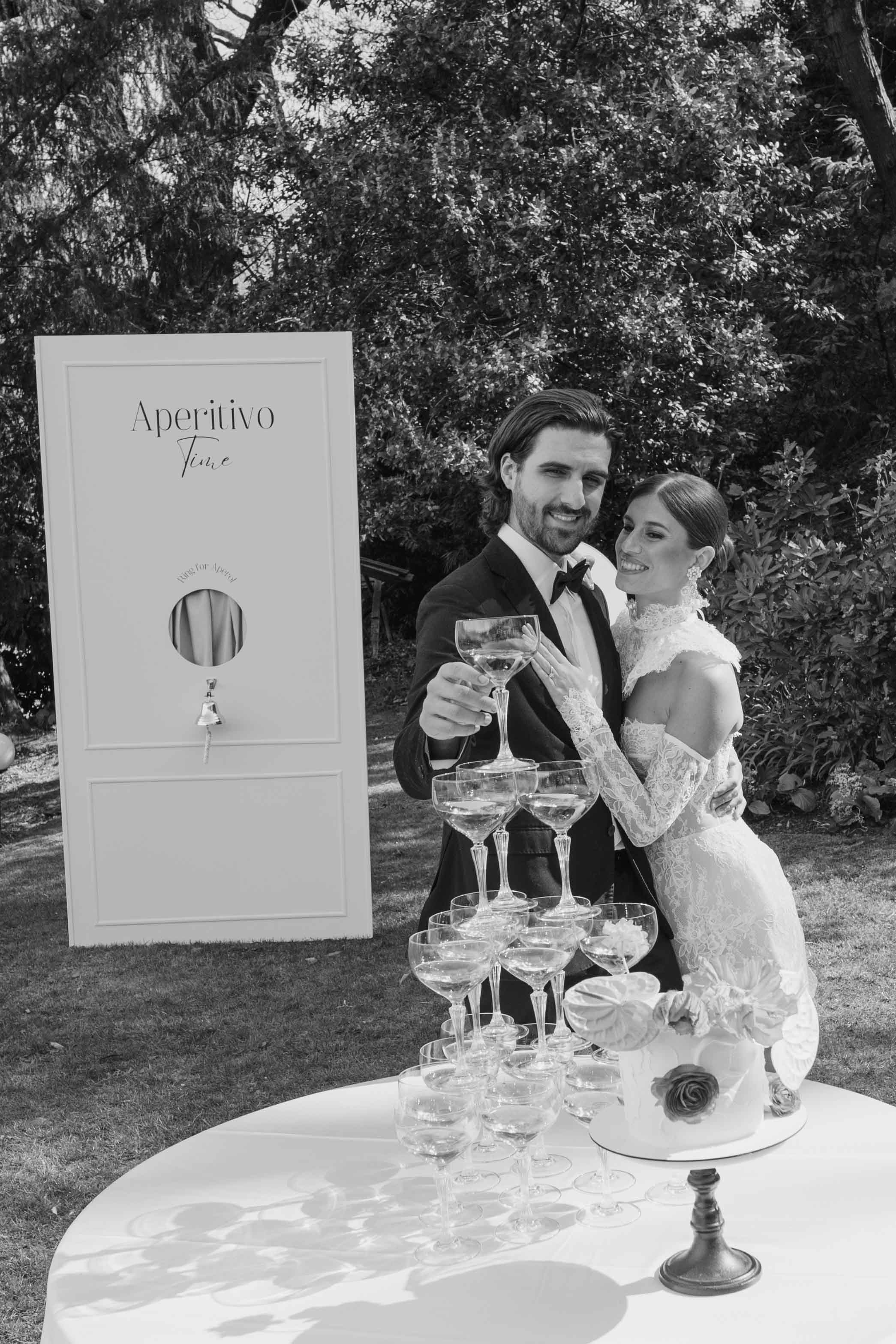 Aperol Wedding Lake Como Italy — Dave and Serena
