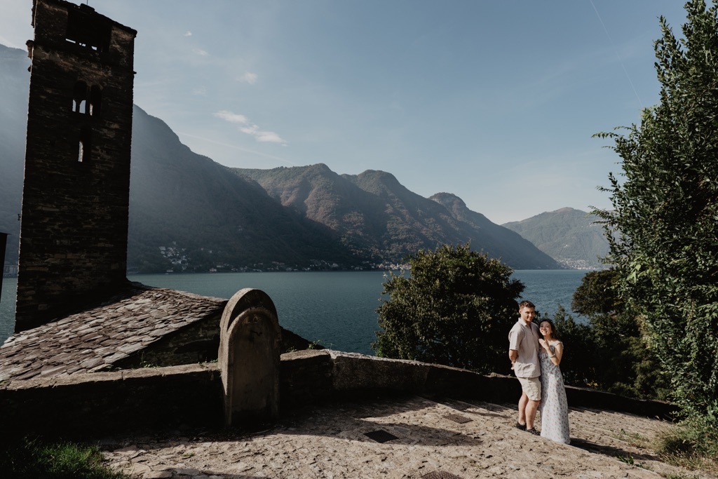 Conor & Nessa - Careno Lake Como proposal - photo 96