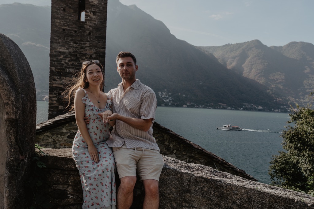 Conor & Nessa - Careno Lake Como proposal - photo 104