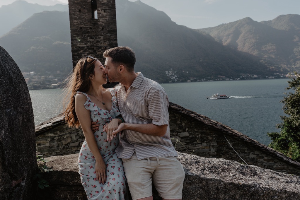 Conor & Nessa - Careno Lake Como proposal - photo 106