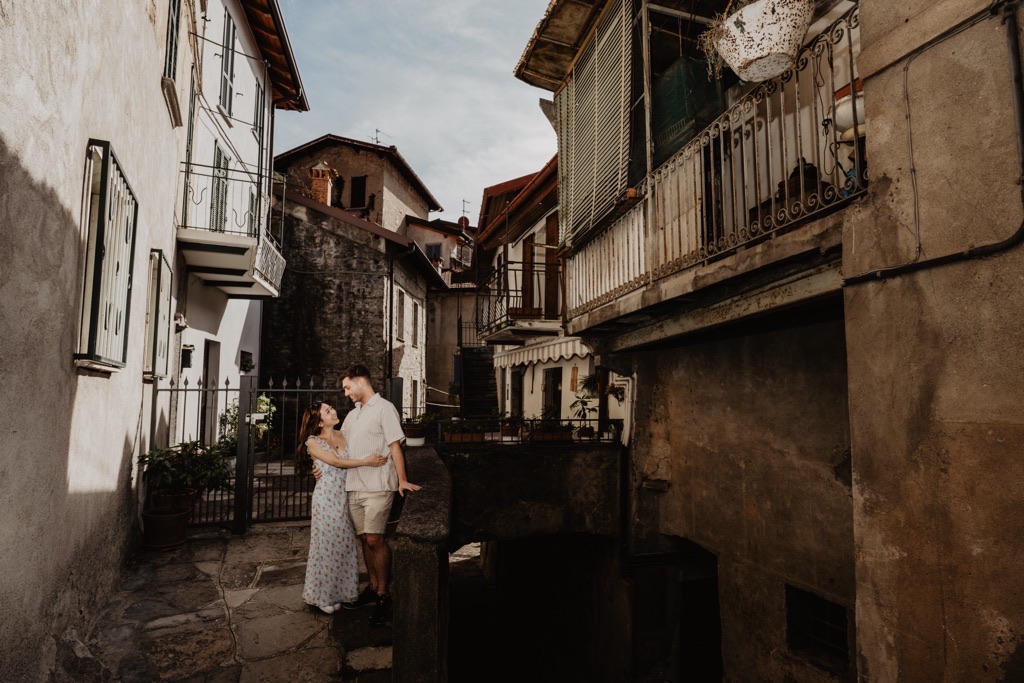 Conor & Nessa - Careno Lake Como proposal - photo 11