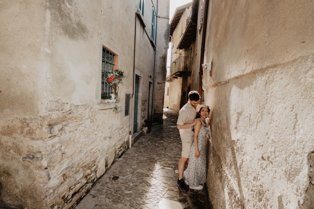 Conor & Nessa - Careno Lake Como proposal - photo 15