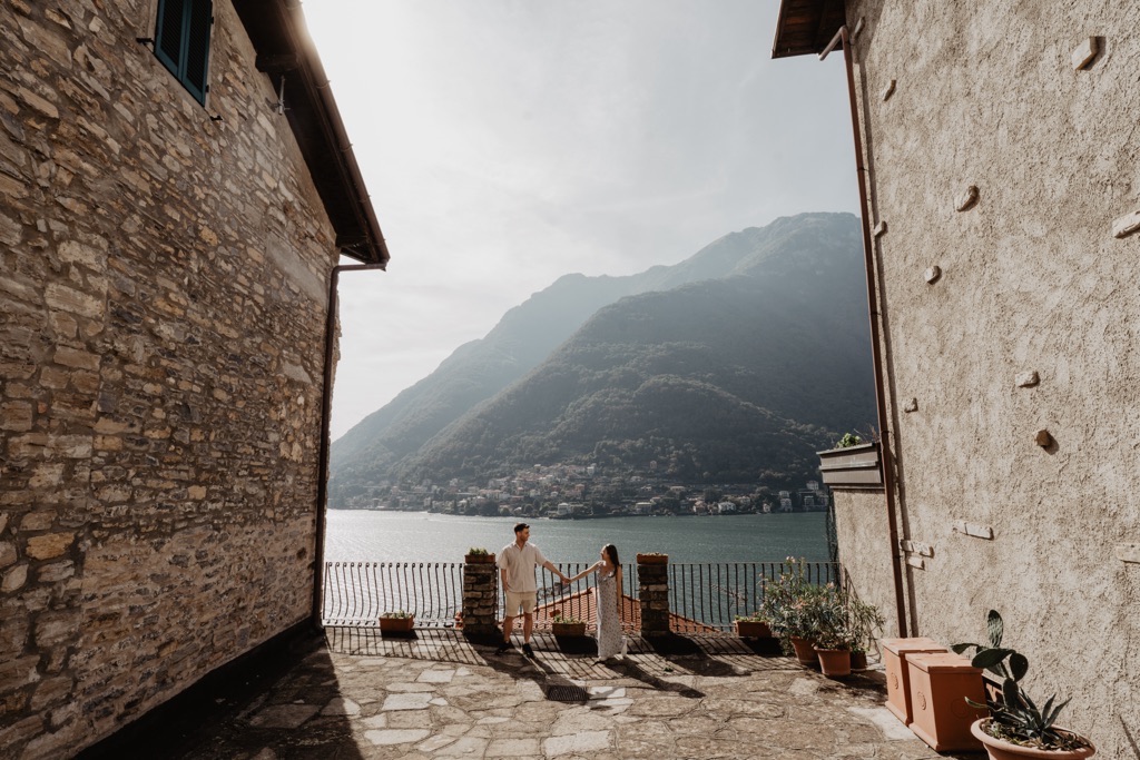 Conor & Nessa - Careno Lake Como proposal - photo 22