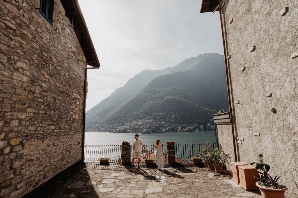 Conor & Nessa - Careno Lake Como proposal - photo 23