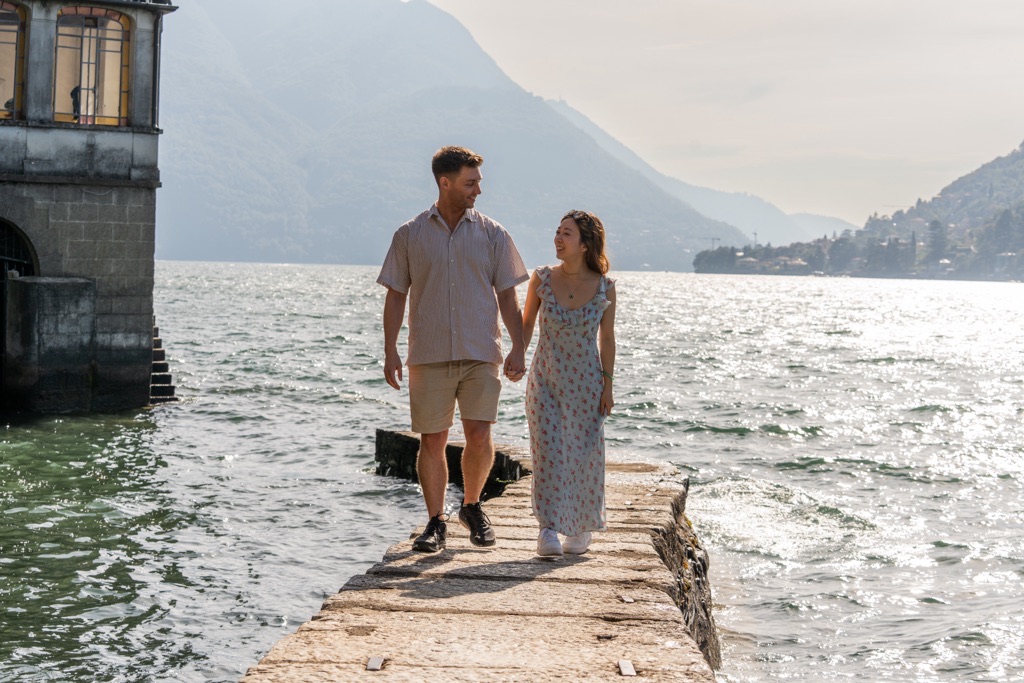 Conor & Nessa - Careno Lake Como proposal - photo 49