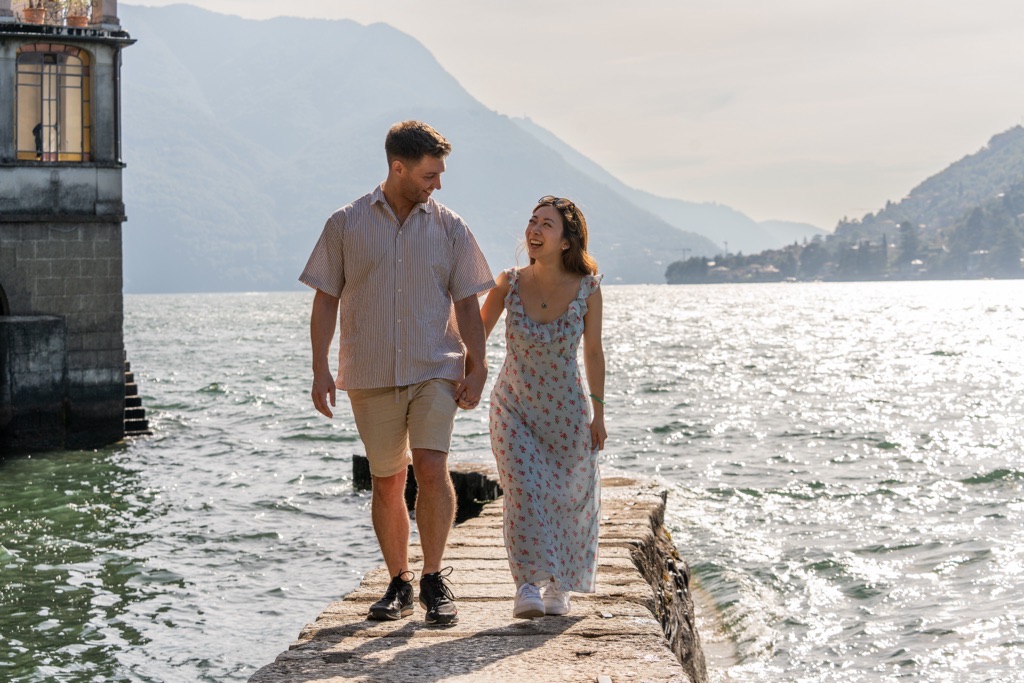 Conor & Nessa - Careno Lake Como proposal - photo 54