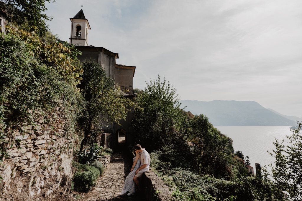 Conor & Nessa - Careno Lake Como proposal - photo 3