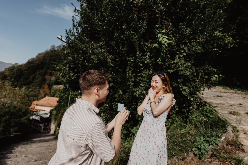 Conor & Nessa - Careno Lake Como proposal - photo 72