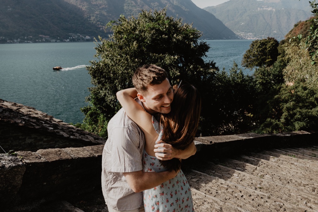 Conor & Nessa - Careno Lake Como proposal - photo 73