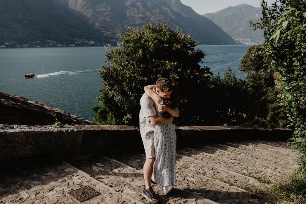 Conor & Nessa - Careno Lake Como proposal - photo 74