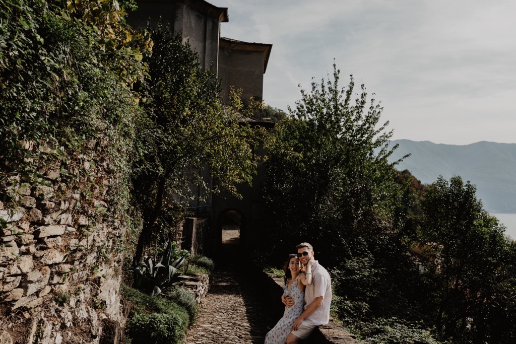 Conor & Nessa - Careno Lake Como proposal - photo 4