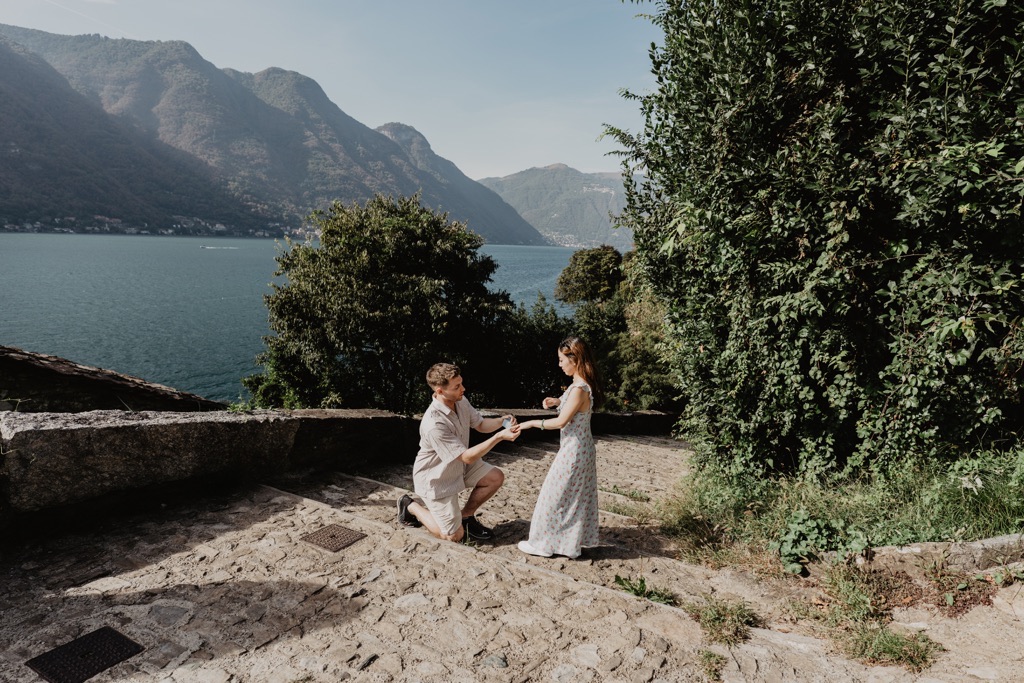 Conor & Nessa - Careno Lake Como proposal - photo 76