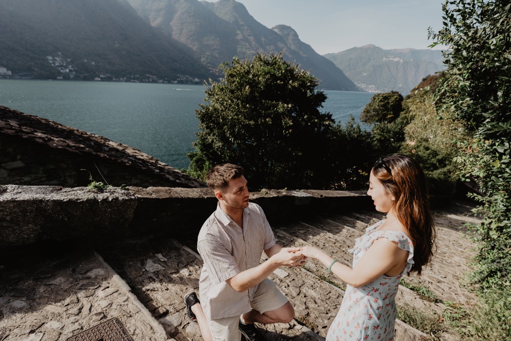 Conor & Nessa - Careno Lake Como proposal - photo 78