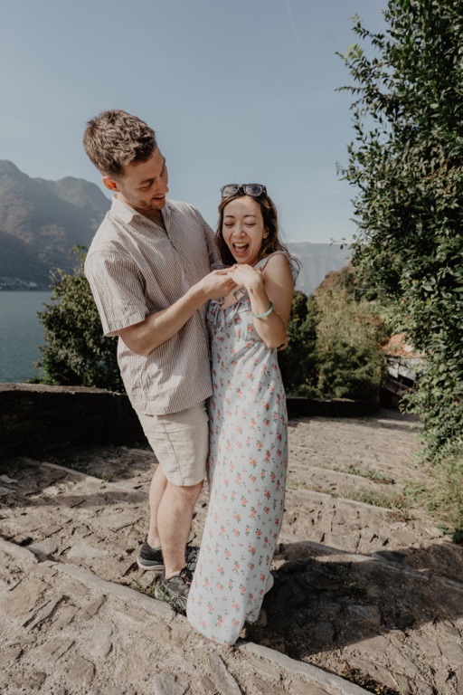 Conor & Nessa - Careno Lake Como proposal - photo 89