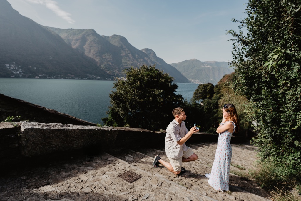 Conor & Nessa - Careno Lake Como proposal - photo 120