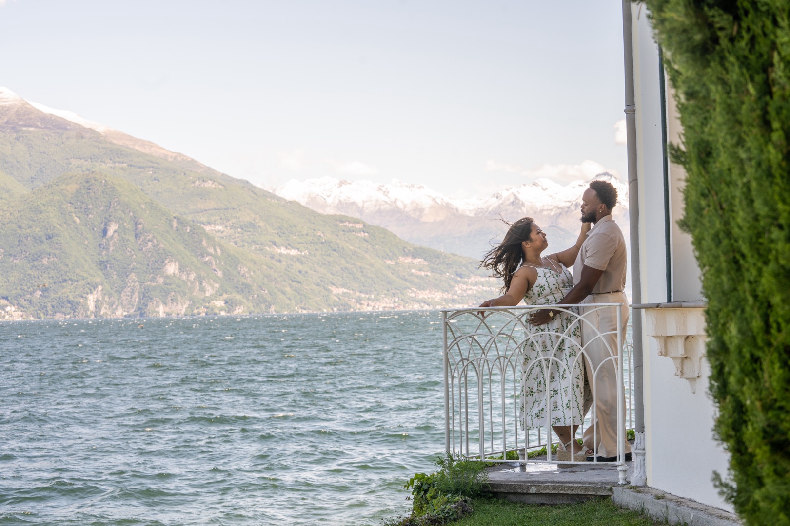 Wedding proposal Villa Melzi Bellagio and boat shoot Villa Balbianello La Cassinella - Mark and Beth Lake Como