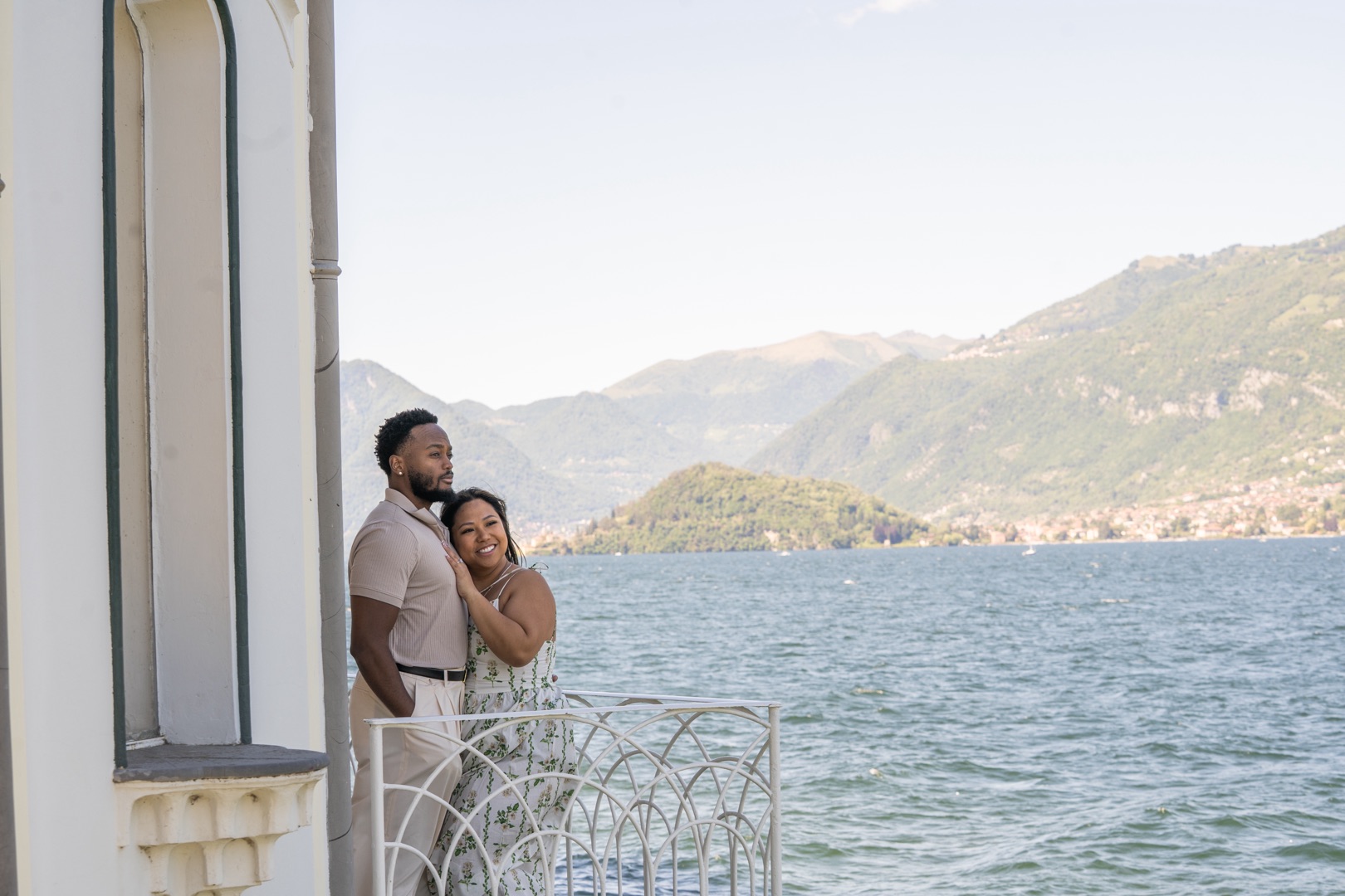 Wedding proposal Villa Melzi Bellagio and boat shoot Villa Balbianello La Cassinella - Mark and Beth Lake Como