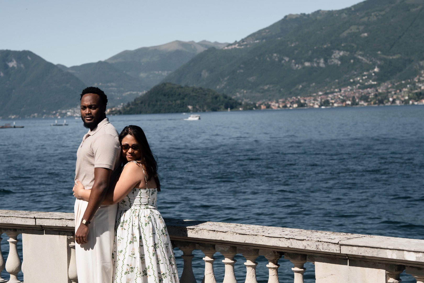 Wedding proposal Villa Melzi Bellagio and boat shoot Villa Balbianello La Cassinella - Mark and Beth Lake Como