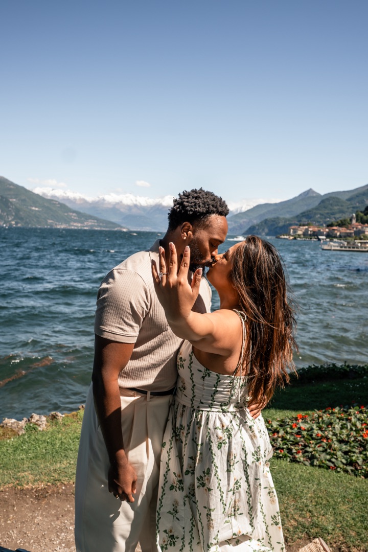 Wedding proposal Villa Melzi Bellagio and boat shoot Villa Balbianello La Cassinella - Mark and Beth Lake Como