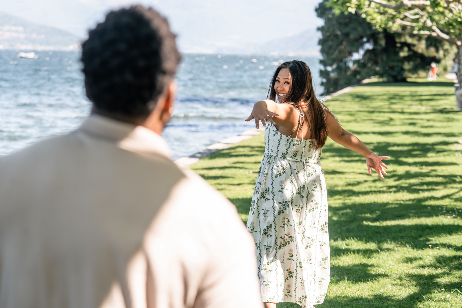 Wedding proposal Villa Melzi Bellagio and boat shoot Villa Balbianello La Cassinella - Mark and Beth Lake Como