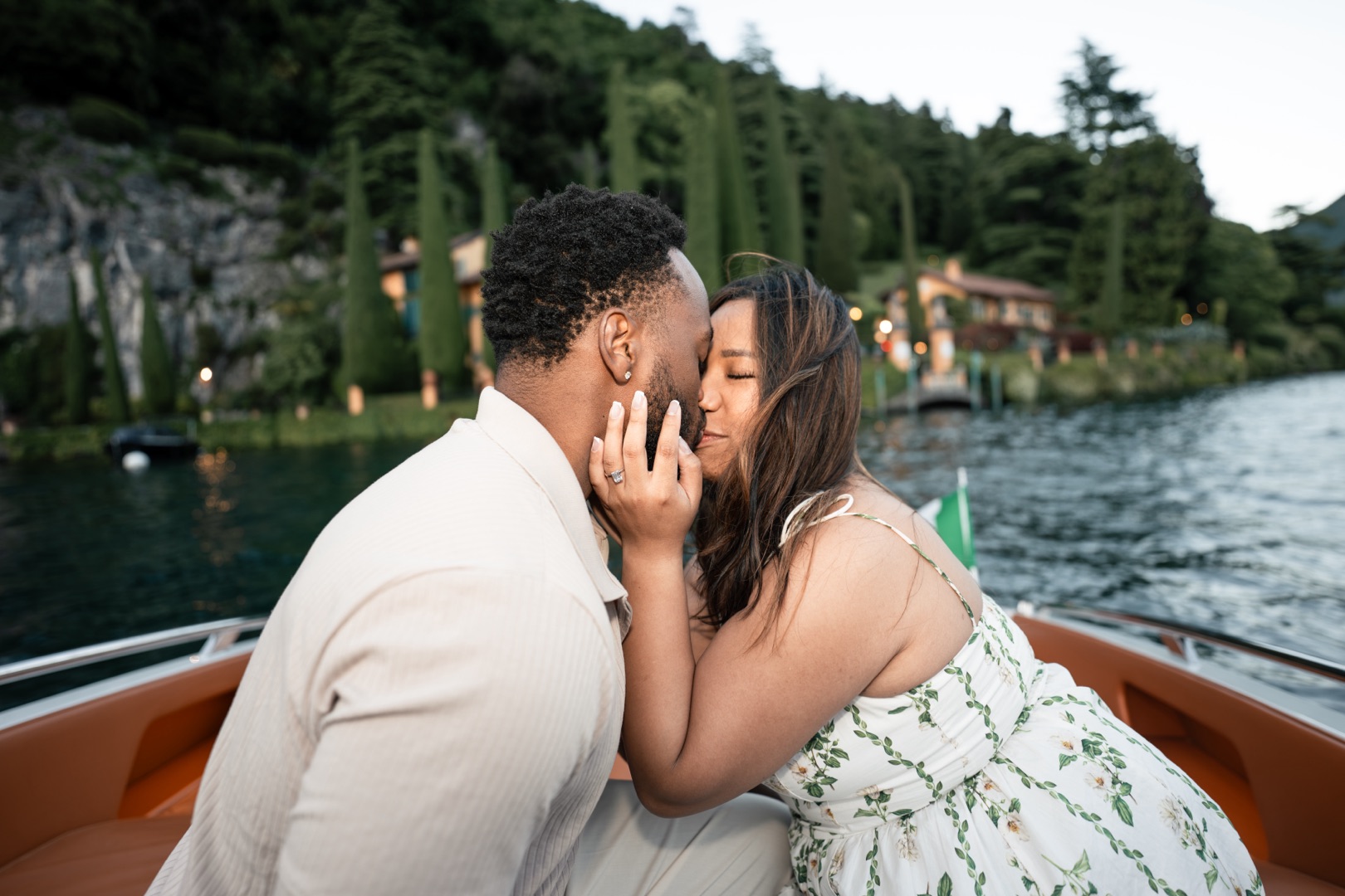 Wedding proposal Villa Melzi Bellagio and boat shoot Villa Balbianello La Cassinella - Mark and Beth Lake Como