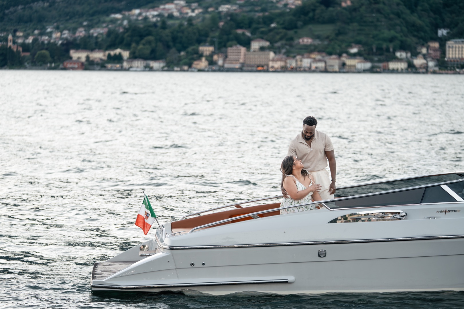 Wedding proposal Villa Melzi Bellagio and boat shoot Villa Balbianello La Cassinella - Mark and Beth Lake Como