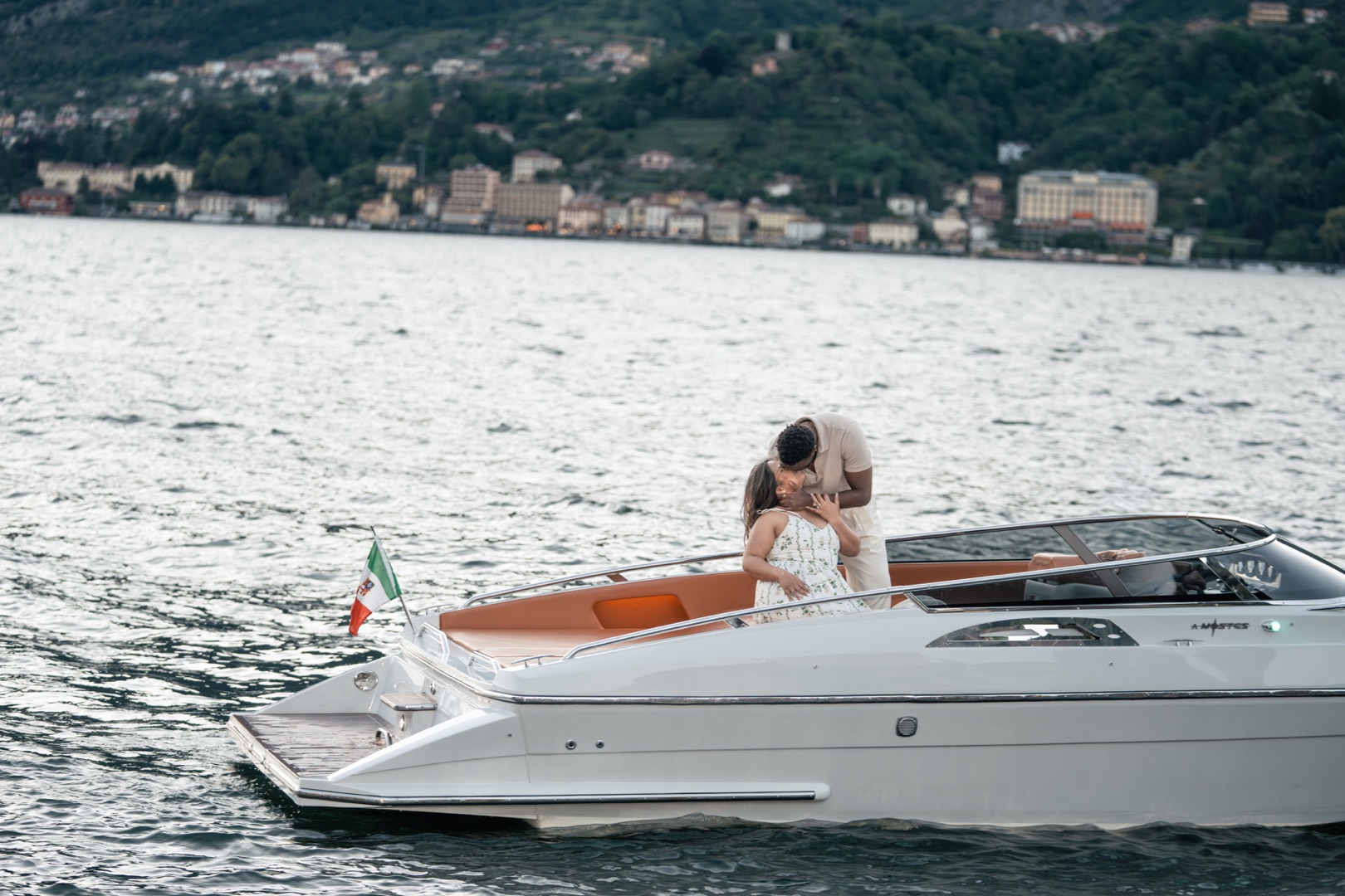 Wedding proposal Villa Melzi Bellagio and boat shoot Villa Balbianello La Cassinella - Mark and Beth Lake Como
